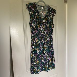 Black Floral Sundress